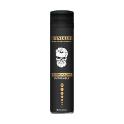 LAQUE CHEVEUX extra volume et fixation Black 400ML - BANDIDO