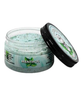 Gommage exfolient visage à base de menthol homme