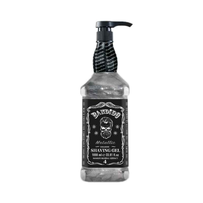 Gel Rasage homme métallique BANDIDO 1L(12 Pcs)