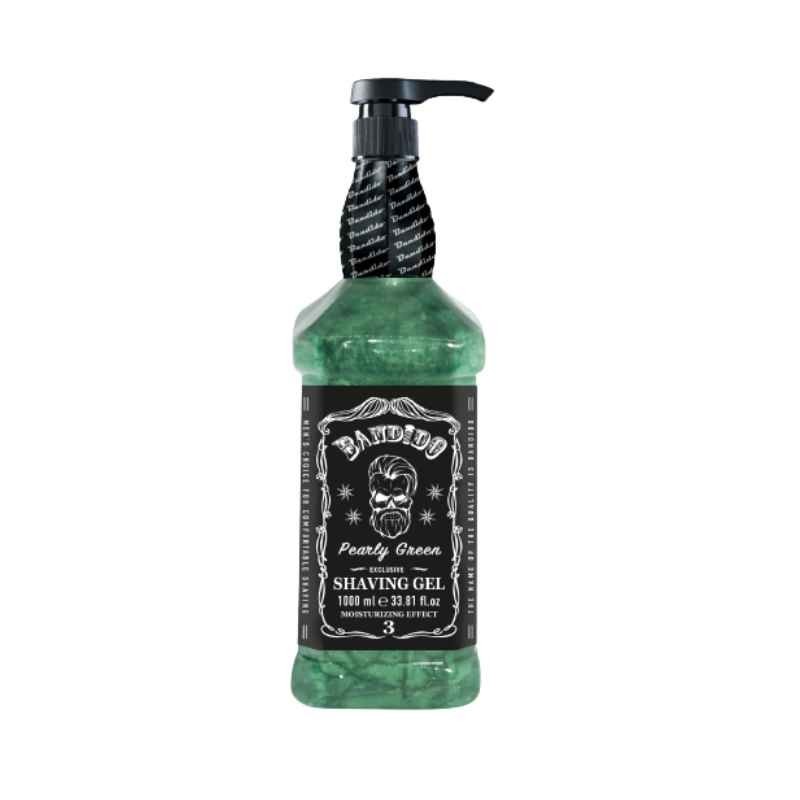 Gel Rasage transparent homme Vert nacré BANDIDO 1L