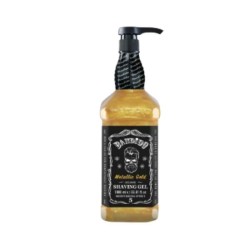 Gel Rasage transparent homme métallique gold BANDIDO 1L(12 Pcs)