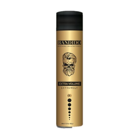 laque cheveux Extra volume et fixation Gold BANDIDO 400ml 24 Pcs