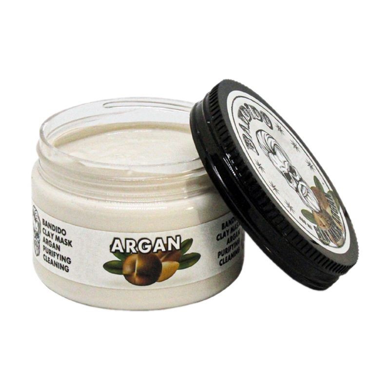 Masque visage à base d'argile et d'huile d'argan homme 24 pcs