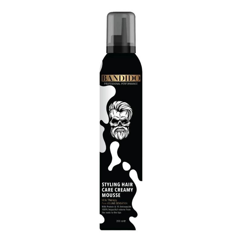 Mousse cheveux Extra volume et fixation BANDIDO 200ml 24 Pcs