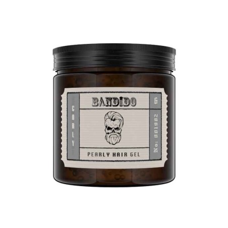 GEL CHEVEUX  bouclés HOMME  forte fixation BANDIDO 500 ML 24 Pcs