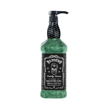 Gel Rasage transparent homme Vert nacré BANDIDO 1L